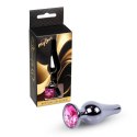 Boys of Toys Sp. z o.o. MyLove Toys - Jewellery Dark Silver BUTT PLUG- Pink