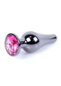 Boys of Toys Sp. z o.o. MyLove Toys - Jewellery Dark Silver BUTT PLUG- Pink