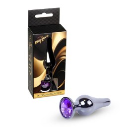 Boys of Toys Sp. z o.o. MyLove Toys - Jewellery Dark Silver BUTT PLUG- Purple