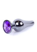 Boys of Toys Sp. z o.o. MyLove Toys - Jewellery Dark Silver BUTT PLUG- Purple