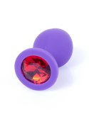 Boys of Toys Sp. z o.o. MyLove Toys - Jewellery Purple Silicone PLUG Medium