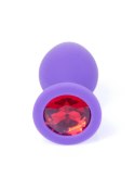 Boys of Toys Sp. z o.o. MyLove Toys - Jewellery Purple Silicone PLUG Medium