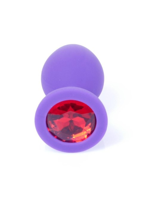 Boys of Toys Sp. z o.o. MyLove Toys - Jewellery Purple Silicone PLUG Medium
