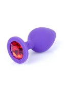 Boys of Toys Sp. z o.o. MyLove Toys - Jewellery Purple Silicone PLUG Medium