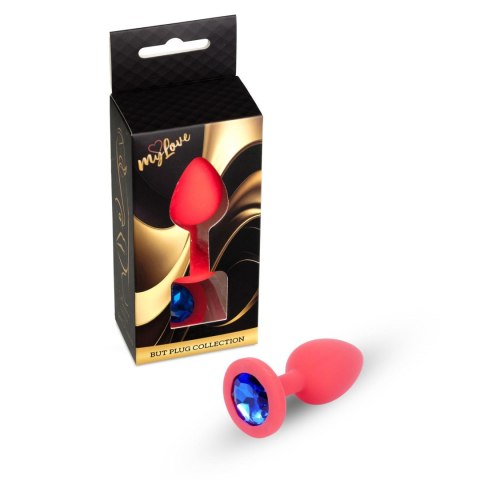 Boys of Toys Sp. z o.o. MyLove Toys - Jewellery Red Silicone PLUG Medium