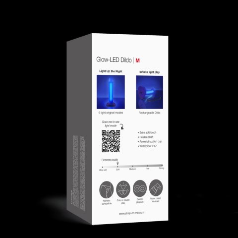 DORCELl - Lovely Planet GLOW-LED DILDO PURPLE - M