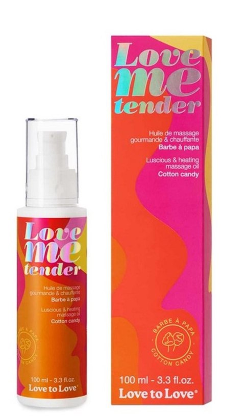 DORCELl - Lovely Planet LOVE ME TENDER - MASSAGE OIL - COTTON CANDY 100ML / 3.3FL.OZ.