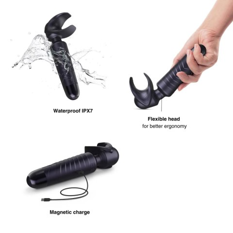 DORCELl - Lovely Planet MAN.WAND EVO BLACK PLUM RECHARGEABLE MASTURBATOR