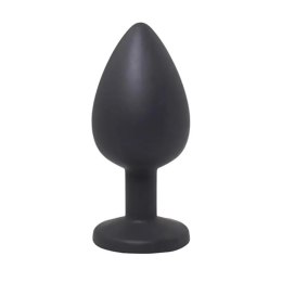 Fantasy - Boys of Toys Sp. z. o.o. (dystrybutor) Black small butt plug with white crystal