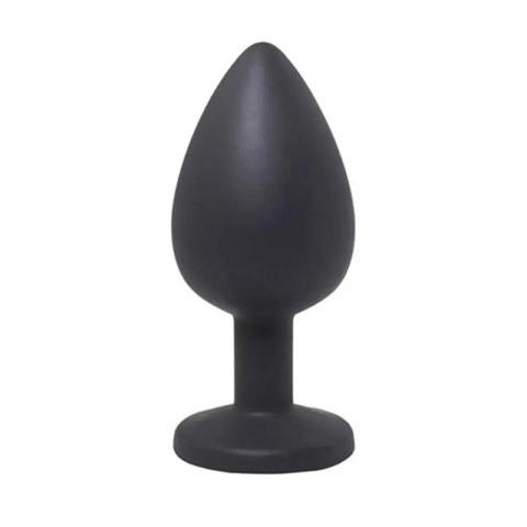 Fantasy - Boys of Toys Sp. z. o.o. (dystrybutor) Black small butt plug with white crystal