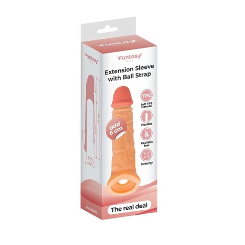 Fantasy - Boys of Toys Sp. z. o.o. (dystrybutor) Extension sleeve with a ball strap - 21cm