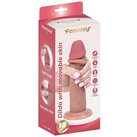Fantasy - Boys of Toys Sp. z. o.o. (dystrybutor) Silicone dildo with movable foreskin 18 cm