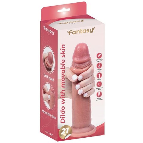 Fantasy - Boys of Toys Sp. z. o.o. (dystrybutor) Silicone dildo with movable foreskin 21 cm