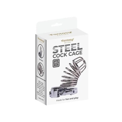 Fantasy - Boys of Toys Sp. z. o.o. (dystrybutor) Stainless Steel Penis Cage 1 with Advanced Locking Mechanism