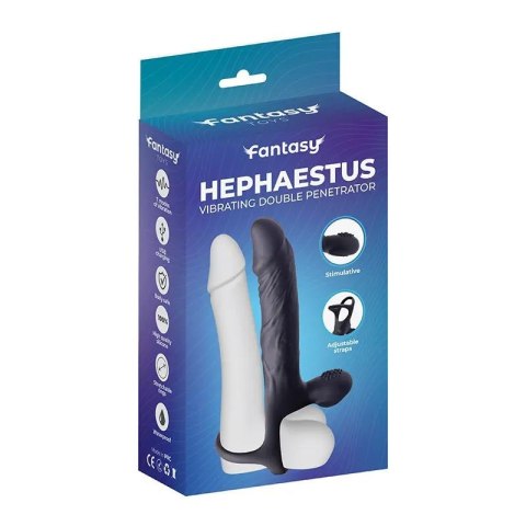 Fantasy - Boys of Toys Sp. z. o.o. (dystrybutor) Vibrating dildo for double penetration Hephaestus