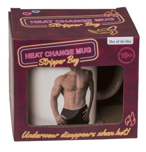 Grajmy razem Kubek striptis chłopak efekt termiczny 350ml kamikonka