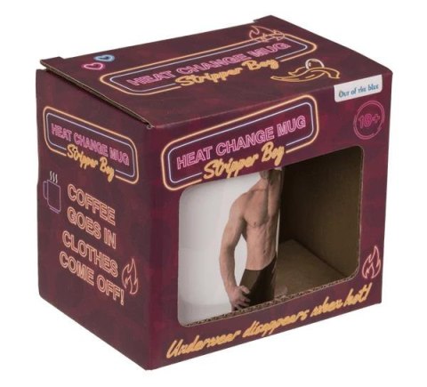 Grajmy razem Kubek striptis chłopak efekt termiczny 350ml kamikonka