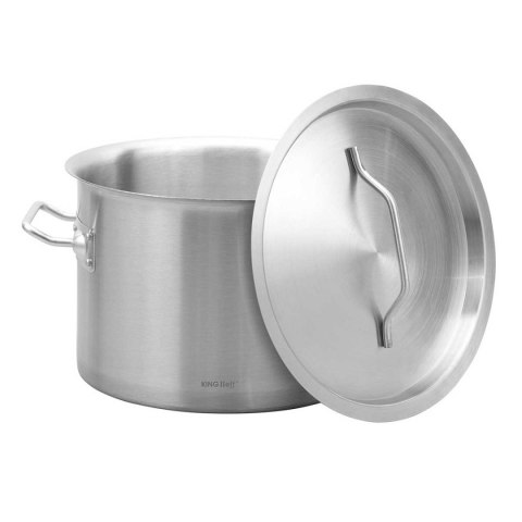 GARNEK GASTRONOMICZNY Z POKRYWĄ STALOWĄ Ø30cm 14L KINGHOFF KH-2022