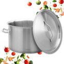 GARNEK GASTRONOMICZNY Z POKRYWĄ STALOWĄ Ø32cm 17L KINGHOFF KH-2023