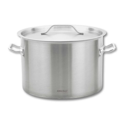 GARNEK GASTRONOMICZNY Z POKRYWĄ STALOWĄ Ø36cm 24L KINGHOFF KH-2024