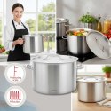 GARNEK GASTRONOMICZNY Z POKRYWĄ STALOWĄ Ø38cm 27L KINGHOFF KH-2025