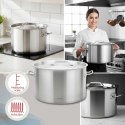 GARNEK GASTRONOMICZNY Z POKRYWĄ STALOWĄ Ø40cm 32L KINGHOFF KH-2026