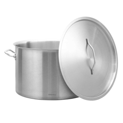 GARNEK GASTRONOMICZNY Z POKRYWĄ STALOWĄ Ø45cm 44L KINGHOFF KH-2027