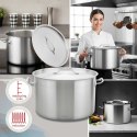 GARNEK GASTRONOMICZNY Z POKRYWĄ STALOWĄ Ø50cm 58L KINGHOFF KH-2028