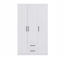 SZAFA ROMANA 120X205 BIAŁA BEZ LUSTRA KOMPLET