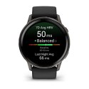 Zegarek Garmin Venu 4, 45mm AMOLED Black
