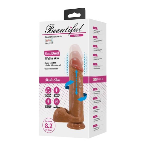 Baile - Boys of Toys Sp. z. o.o. (dystrybutor) BAILE - Realistic Dildo Abel 8,2" Multi-Function