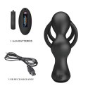 Baile - Boys of Toys Sp. z. o.o. (dystrybutor) MR PLAY - VIBRATING ANAL PLUG with RING - Remote Control 12 functions