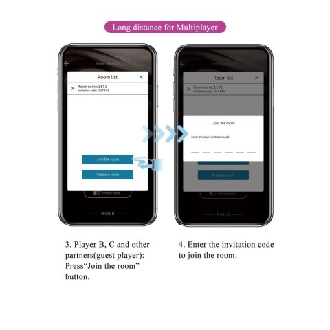 Baile - Boys of Toys Sp. z. o.o. (dystrybutor) PRETTY LOVE - Nymph, 12 vibration functions Mobile APP Long-distance Control, ABS, 1 AAA battery