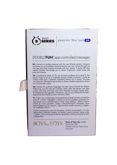 Boys of Toys Sp. z o.o. Double Fun - App Controlled massager