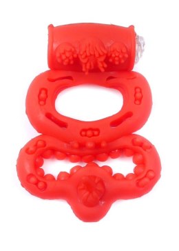 Boys of Toys Sp. z o.o. Pierścień-Vibrating CockRing Red