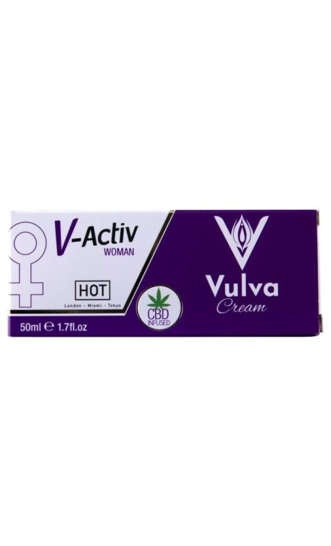HOT Productions & Vertriebs GmbH HOT V-Activ Vulva Cream - CBD 50ml