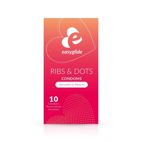 ONE-DC B.V. EasyGlide - Ribs and Dots Condoms 10 pcs