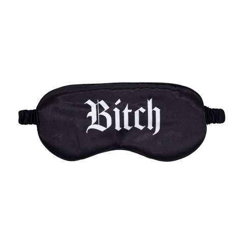 SHOTS Bitch - Printed Satin Mask - Black