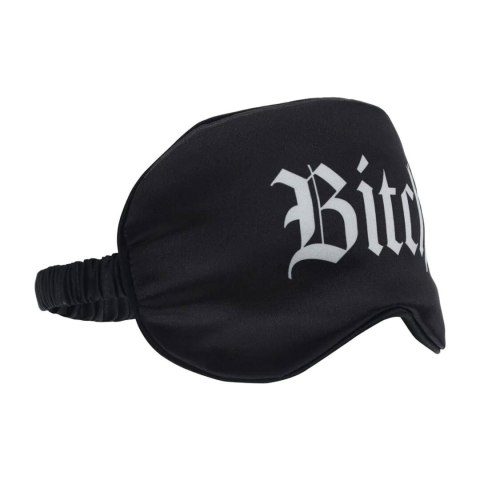 SHOTS Bitch - Printed Satin Mask - Black