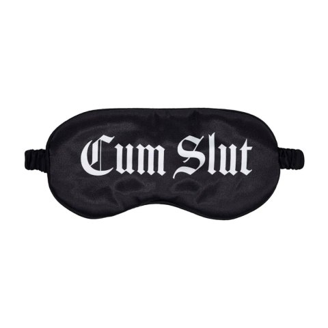 SHOTS Cum Slut - Printed Satin Mask