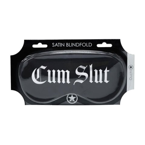 SHOTS Cum Slut - Printed Satin Mask